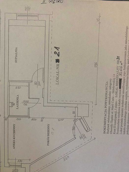 Mieszkanie o pow 30,66 m2 do wynajęcia