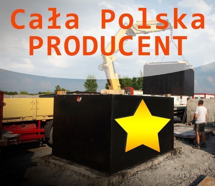 Producent SZAMBA BETONOWE 6m3 szambo zbiornik na deszczówkę MOJA WODA