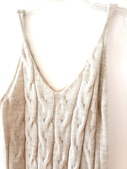 Sukienka na ramiączkach z dzianiny Nowa