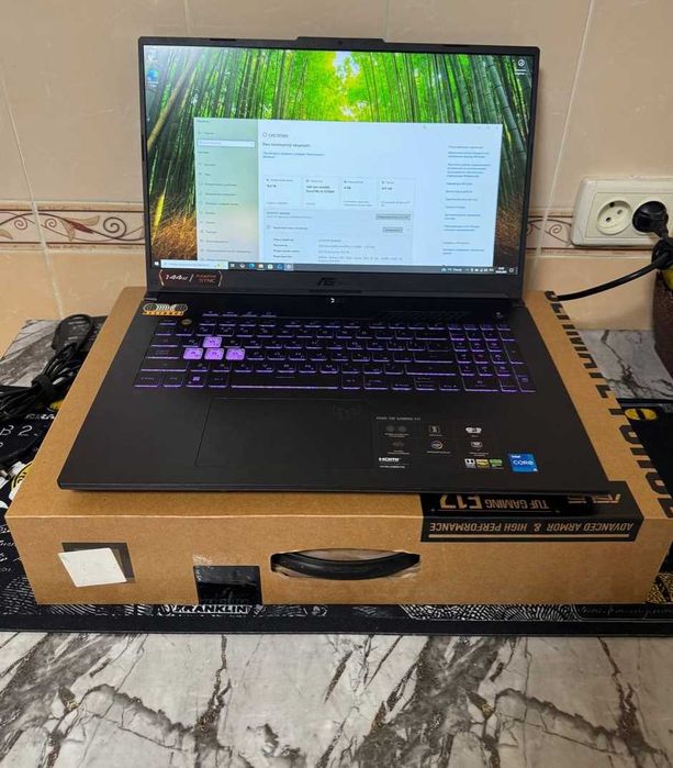 Ноутбук ASUS TUF Gaming F17, i5 12500H, RTX3050,SSD 512, 16GB,