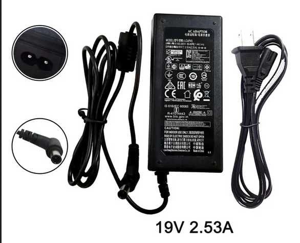 Carregador alimentador LG 19V - 2.53A