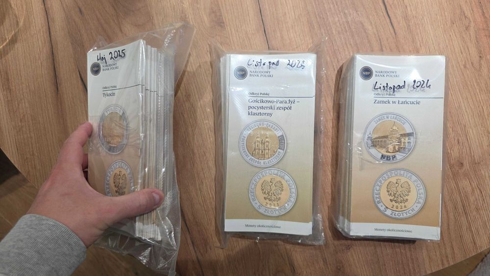 Foldery emisyjne 100szt 5zł Odkryj Polskę