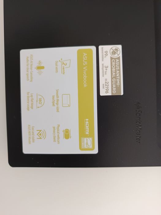 Portátil Asus VivoBook F1605 16" F1605VA-73BLHDPS1 Indie Black