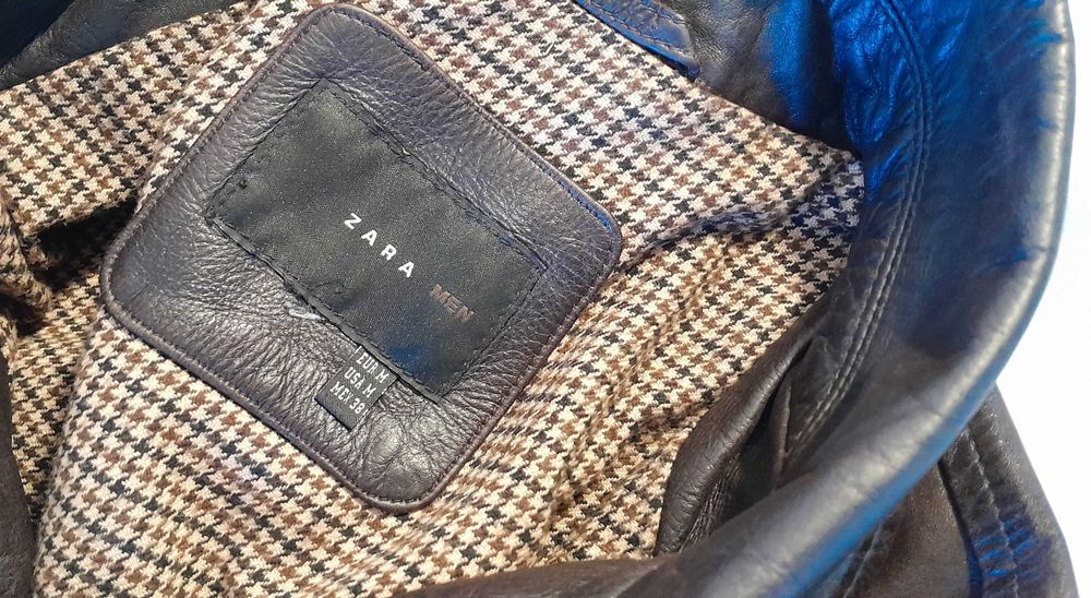 Casaco Couro Zara
