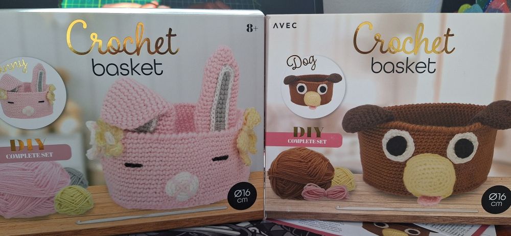 Cestos de crochet