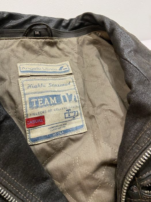 Kurtka skórzana, brazowa.