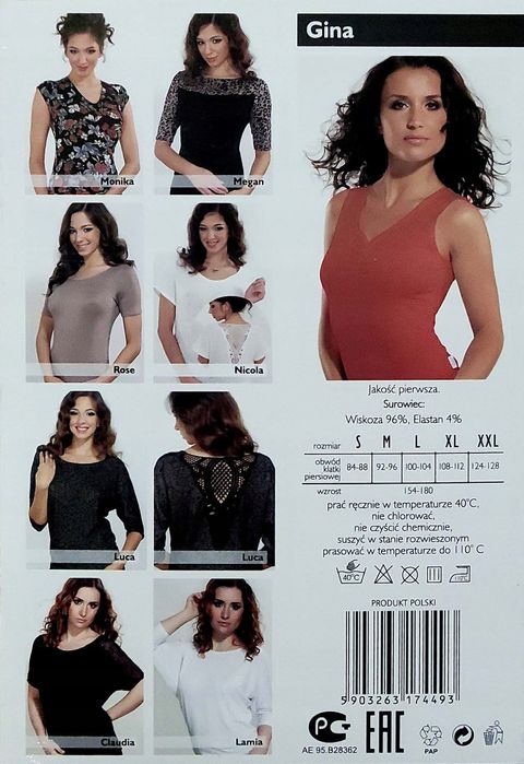 Violana Czerwona Bluzka Na Ramiączkach R. S