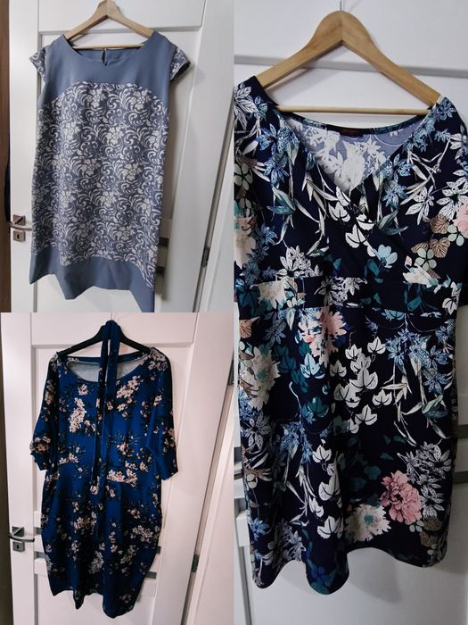 Paka ubrań zestaw sukienek sukienka rozmiar 50- 52