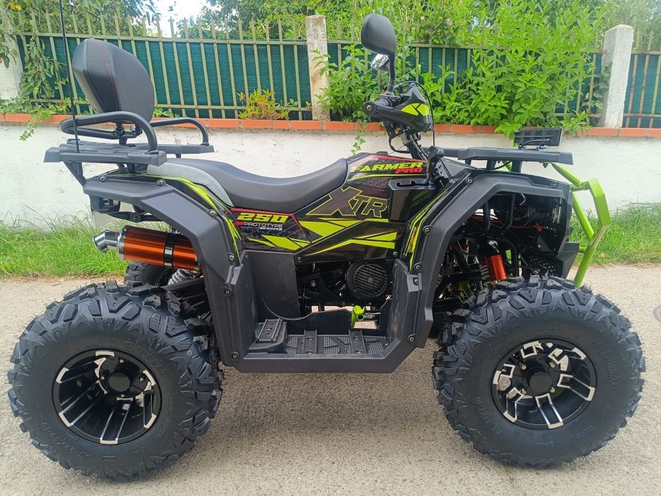 DUŻY QUAD XTR FARMER 250 NOWY MODEL Wyciągarka Możliwy montaż PŁUGU