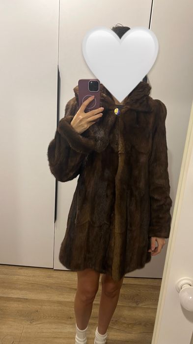 Норкова шуба б/у
