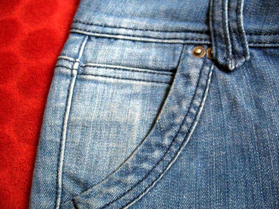 Szorty - spodenki Jeans - 38 / 40 - biodra 108 cm Kabaret