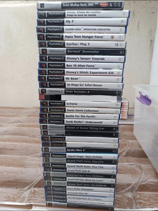 Mega Lote PlayStation 2– 31 Jogos (GTA, Sonic, Killzone)