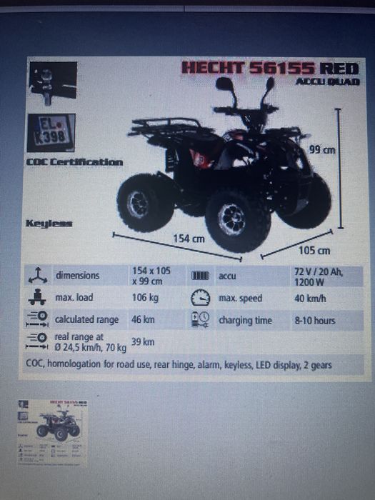 Vende se Moto 4 a bateria