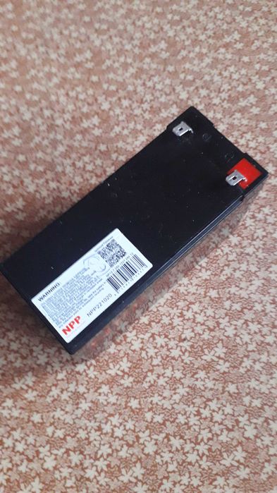 Аккумулятор AGM 12В 7.2Ачас NPP NP12-7.2 (CSB GP1272 RBC2)