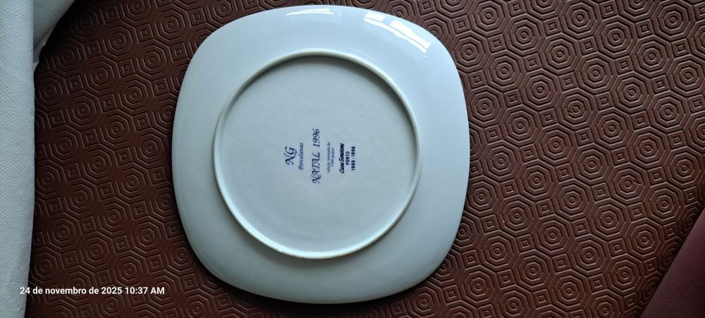 Prato de Porcelana Natal