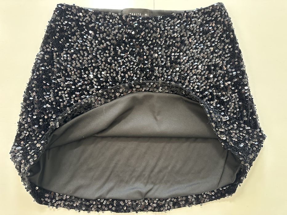 Спідниця Mohito, велюр та пайетки, S