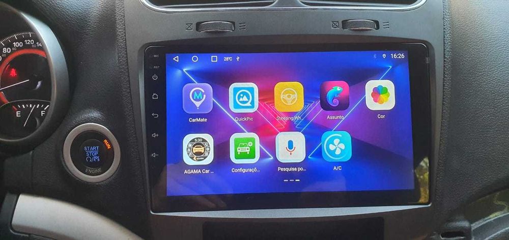 (NOVO) Rádio 2DIN 9" • Fiat FREEMONT • (2011 a 2020) • Android 4+64GB