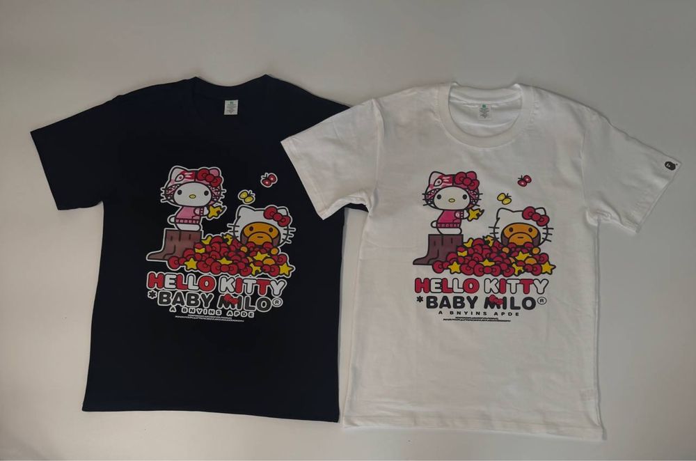 Футболка Bape x Hello kitty S та M