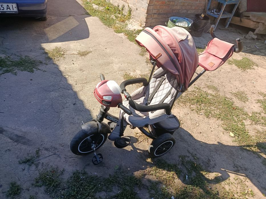 Велосипед с родительской ручкой