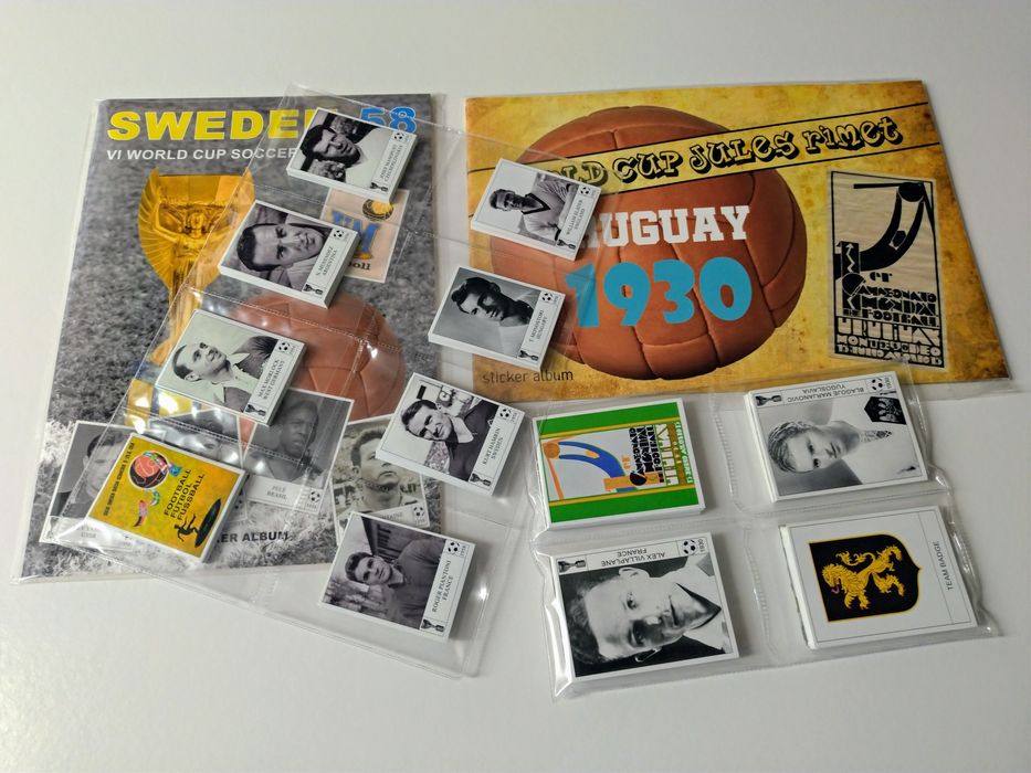 Set Uruguay 30 + Sweden 58 WORLD CUP SOCCER ALBUMS