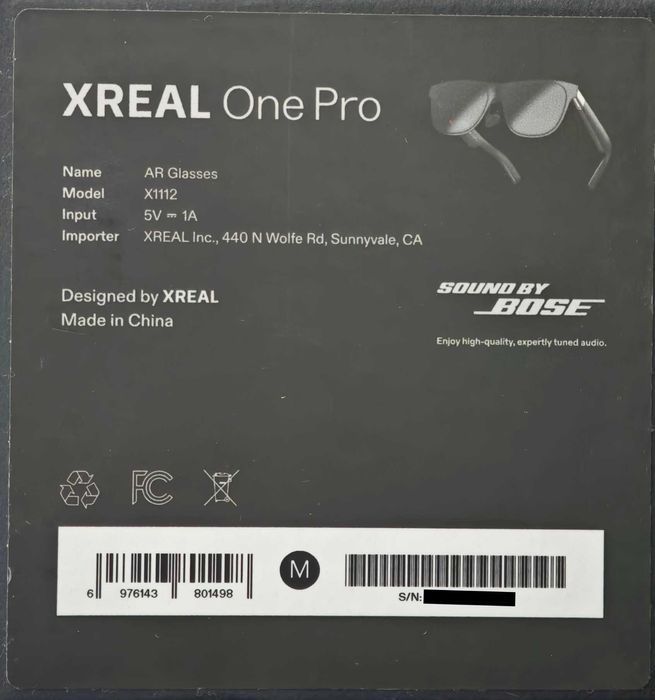 XREAL One Pro (tamanho M)