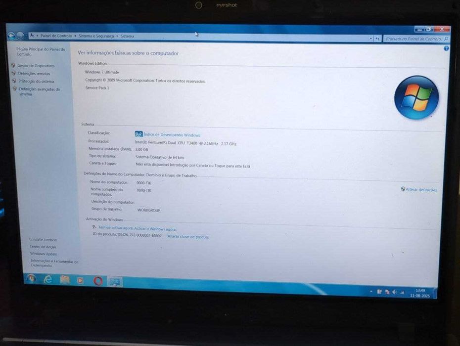 Portátil Insys M761SU