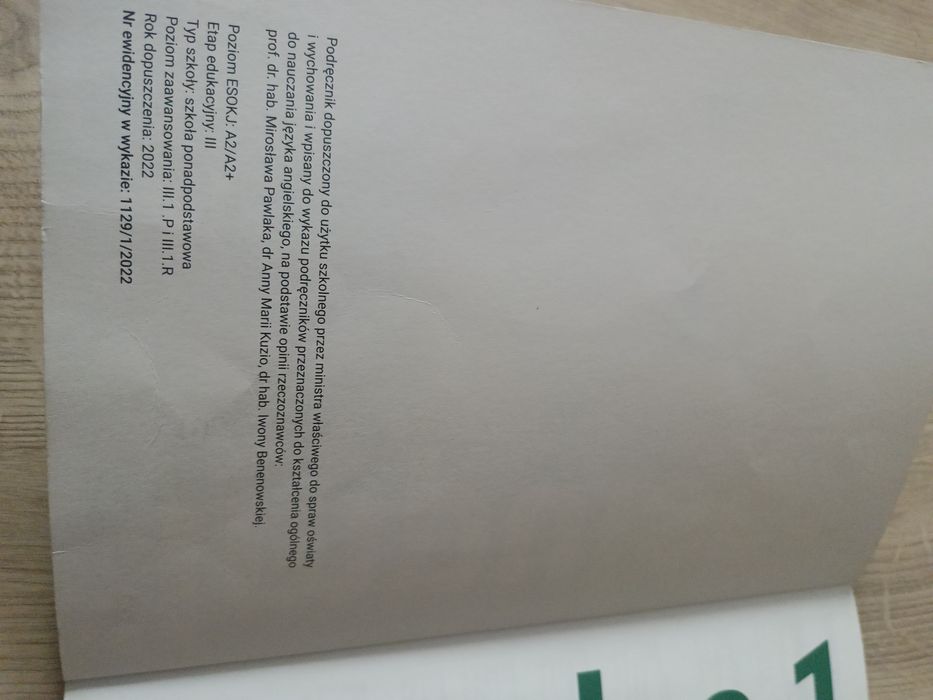 Książka do Liceum i Technikum