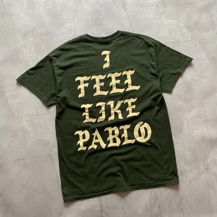 Kanye West Pablo Yeezy I Feel Like Pablo Футболка YZY Хаки Зелёная Ye