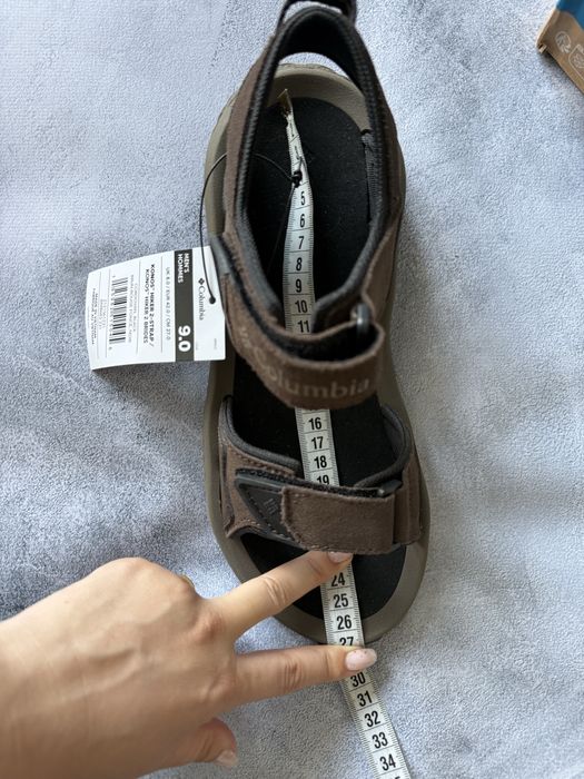 Чоловічі замшеві босоніжки columbia, розмір 42