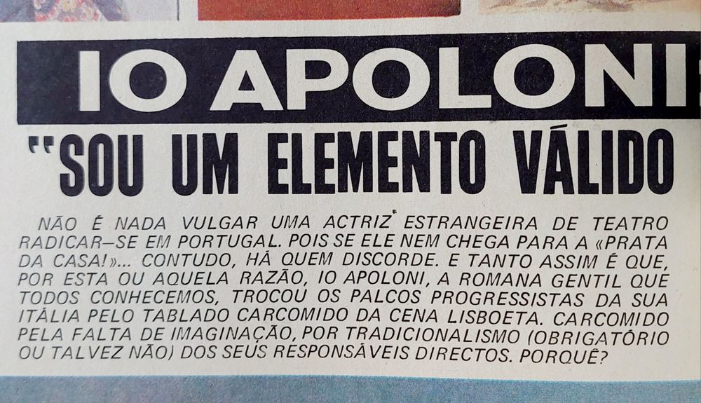 Io Apoloni em 1970