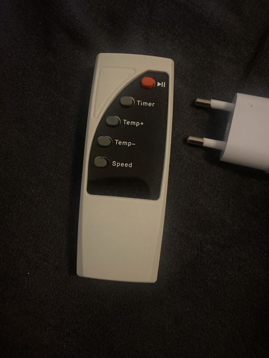 Aquecedor de tomada com comando