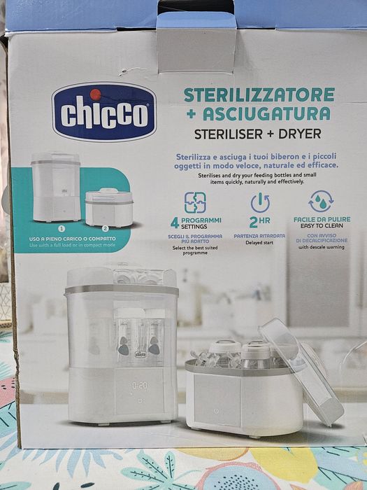 Esterilizador Chicco All In One com função de secagem

Est