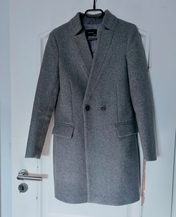 Wełniany płaszcz Reserved XS 34