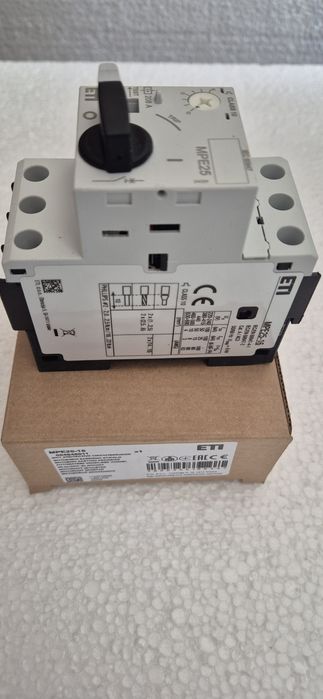 Автомат захисту двигуна ETI MPE 25 1a, 2.5A, 4A 6.3А 10А,