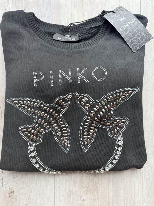 Sweterek Pinko czarny w rozm M dżety