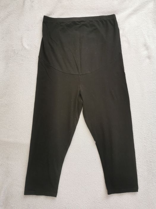 Leginsy ciążowe czarne 3/4 CA Mama