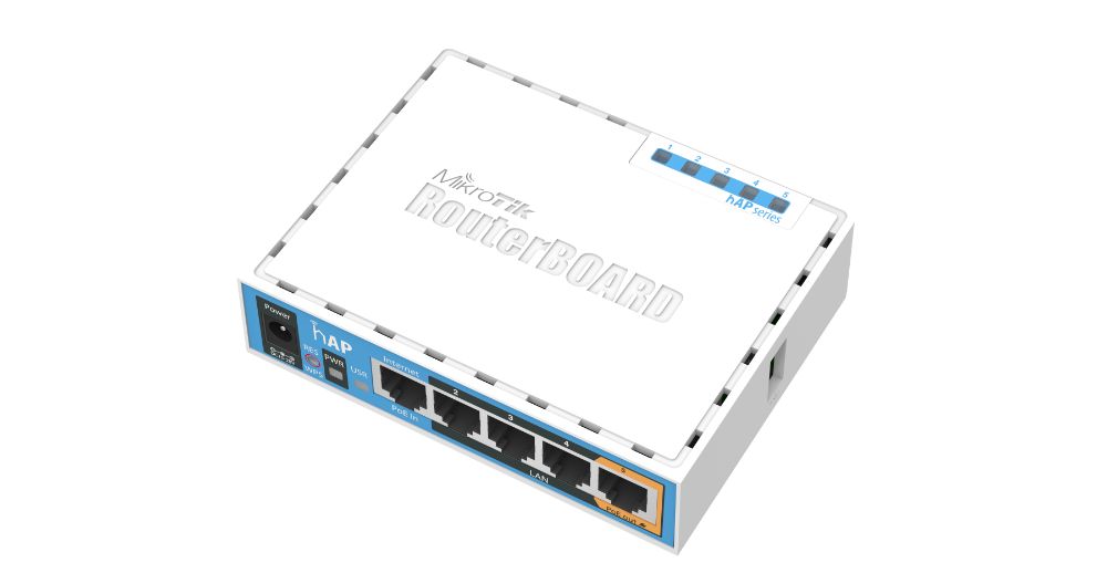 Новый роутер Mikrotik hap RB951UI-2ND Poe