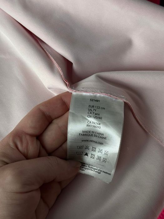 Дощовик дощова куртка Reima Lampi рожева 122 розмір