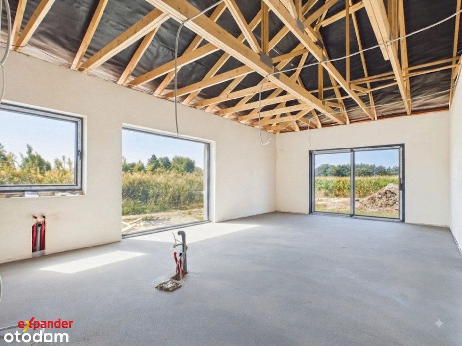 Dom parterowy 124 m² | Salon 46 m² | Działka 570 m²