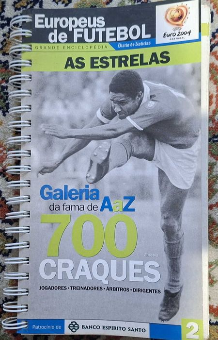 3 Livros Europeus de Futebol Grande Enciclopédia, Ed. Diário Noticias