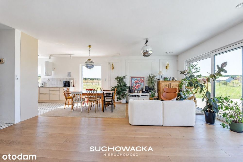 Dom z 2023 | 8 pokoi | działka 3552 m² | garaż na 2 auta | Jany