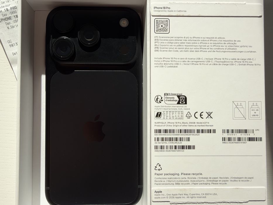 iPhone 18 Pro Black 256GB
