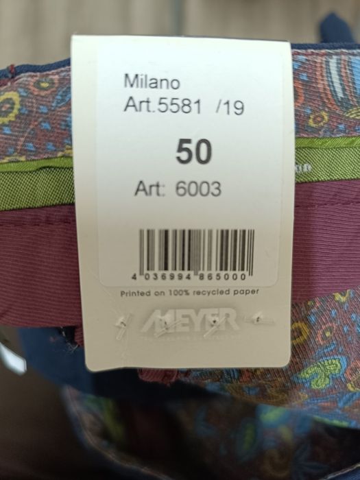 Мужские брюки чиносы Meyer Italian Fit р.50