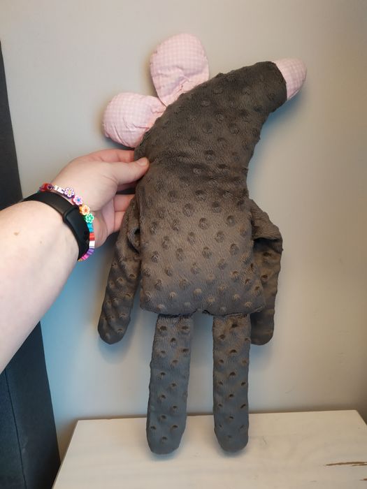 Mysz myszka poduszka maskotka pluszak ręcznie robiona minky