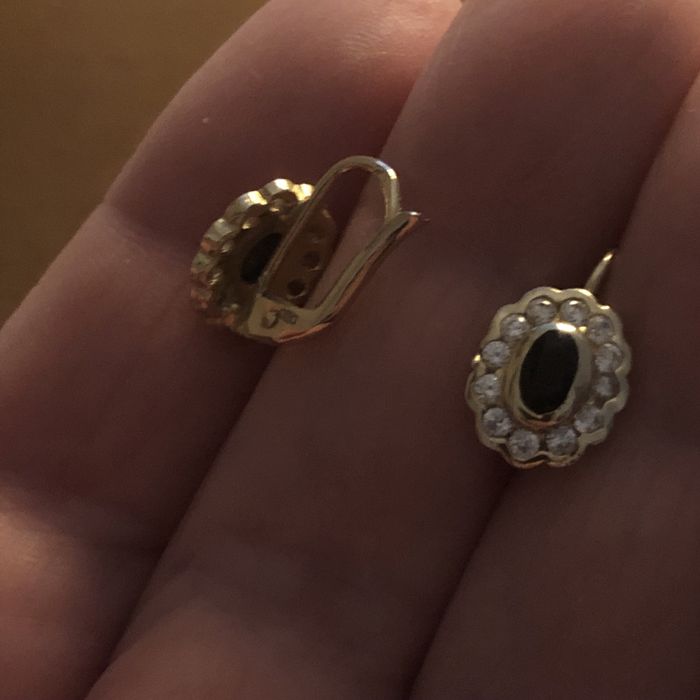 Cudne zlote kolczyki 585