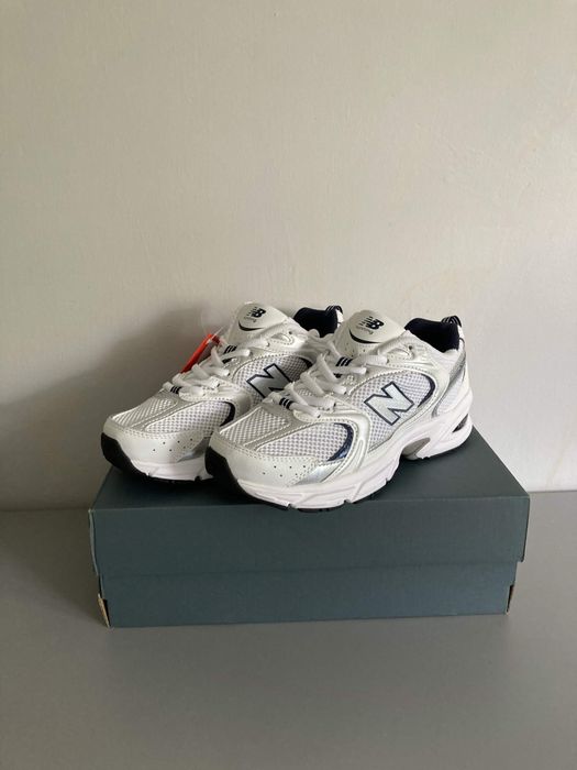 New Balance 530 roz. 38 białe / srebrne z pudełkiem