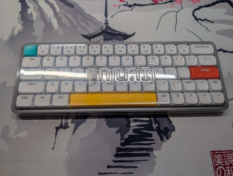 NuPhy Air 2 60% + Shine-through ABS Keycaps + Cowberry Switches