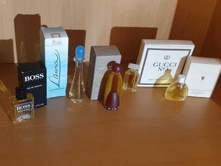 Perfumes miniatura em caixa