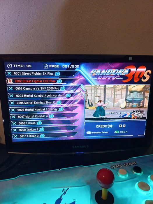 Consola retro arcade pandora