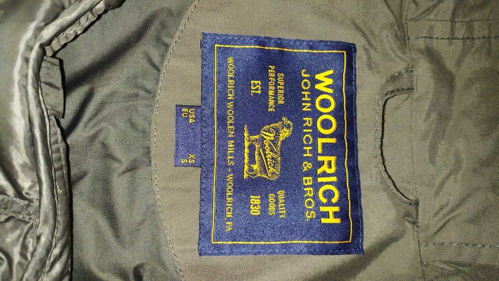 Куртка 3 в 1 Woolrich military long Eskimo Parka p-p S